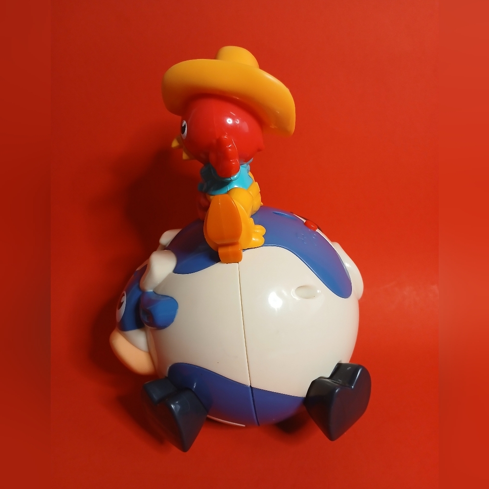 Bright Stars rodeo rooster wobbling musical toy - Picture 2 of 6